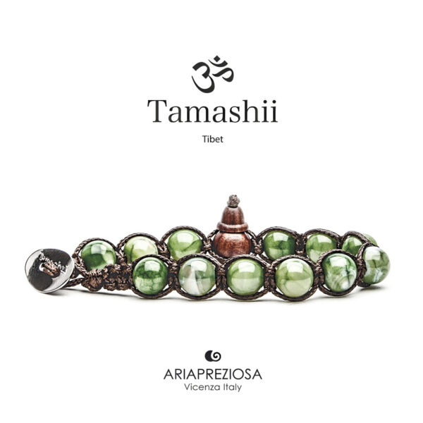 Bracciale Tamashii Agata Verde Menta BHS900-209