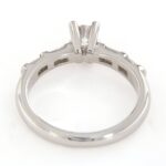 Anello solitario oro bianco diamanti 0.28 Crivelli - immagine 2