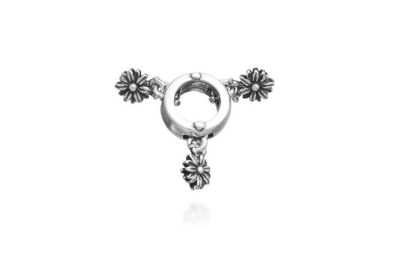 Charms argento 925 BEAD CAROUSEL MARGHERITE Giovan