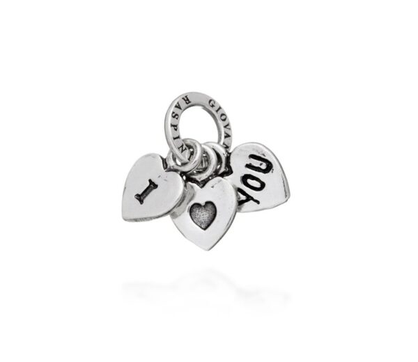 Charm Argento 925 I Love U G.Raspini